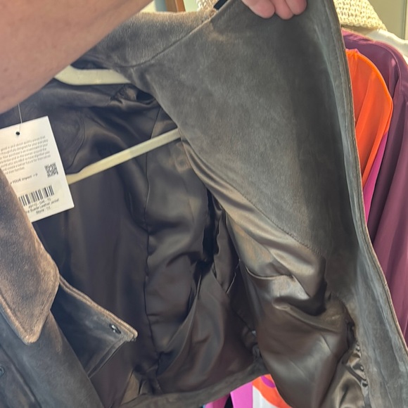 NWT Maha Suede Leather Jacket - Picture 6 of 10